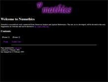 Tablet Screenshot of numathics.com